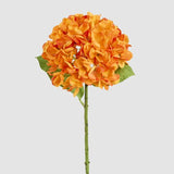 Load image into Gallery viewer, Orange Hydrangea Flower Steam - 48cm
