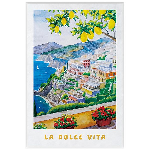 Amalfi Escape Wall Art Print - 62x42cm