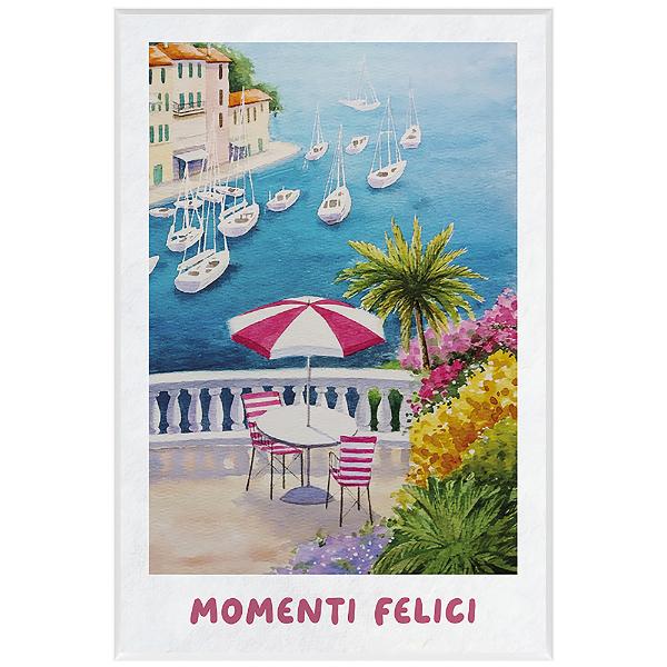 Seaside Retreat Wall Art Print - 62x42cm