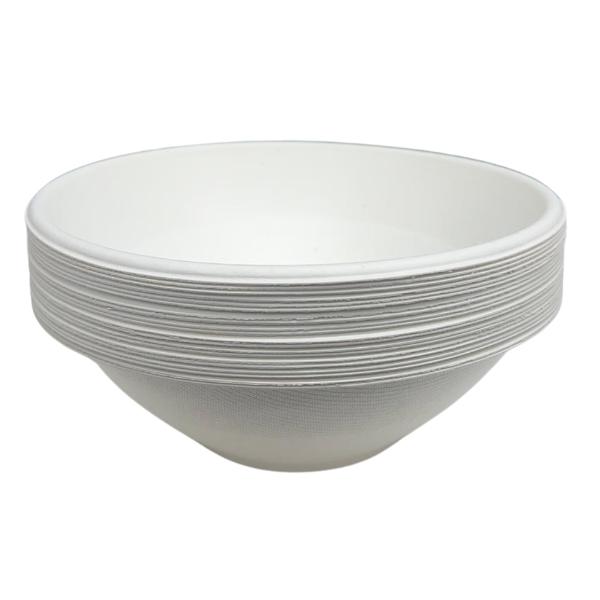 20 Pack Eco Freindly Zafpack Sugarcane Bowls - 950ml