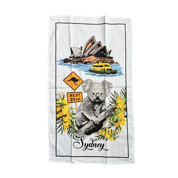 Koala With Sydney Tea Towel