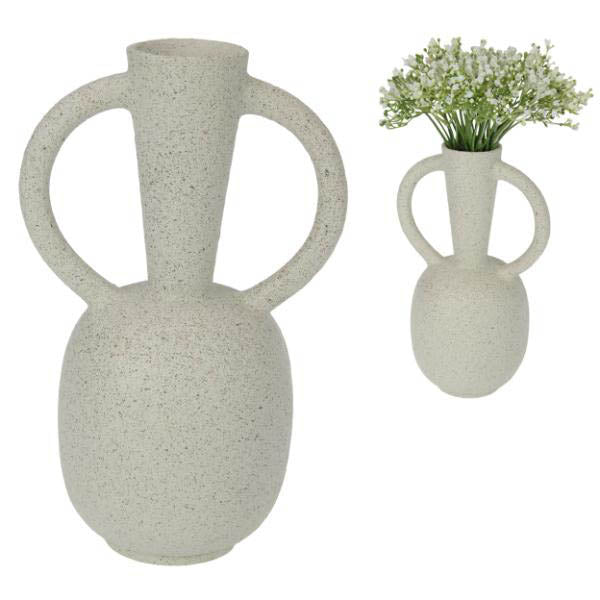 Abstract Coral Vase With Holders - 26cm