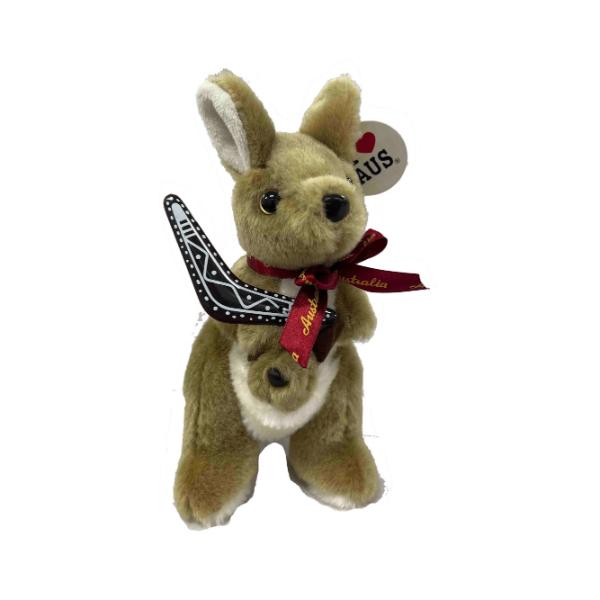 Kangaroo With Boomerang - 18cm