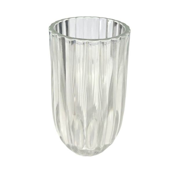 Round Short Glass Vase