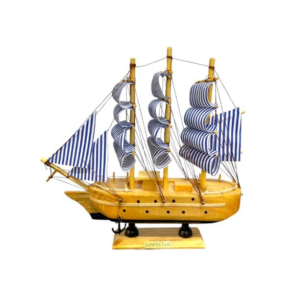 Wooden Old Model Ship - 22cm