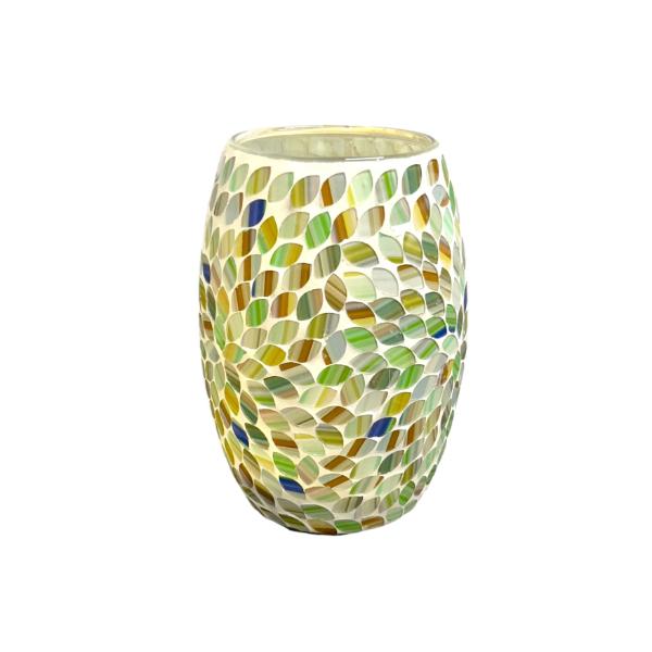 New Mosaic Glass Vase