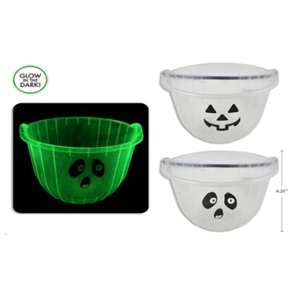 Halloween Glow In Dark Pail - 20cm