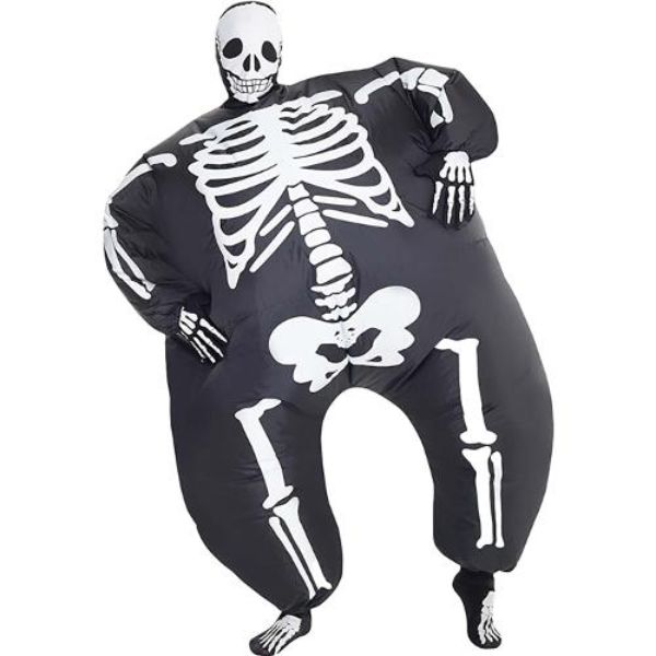 Adult Skeleton Inflate Costume