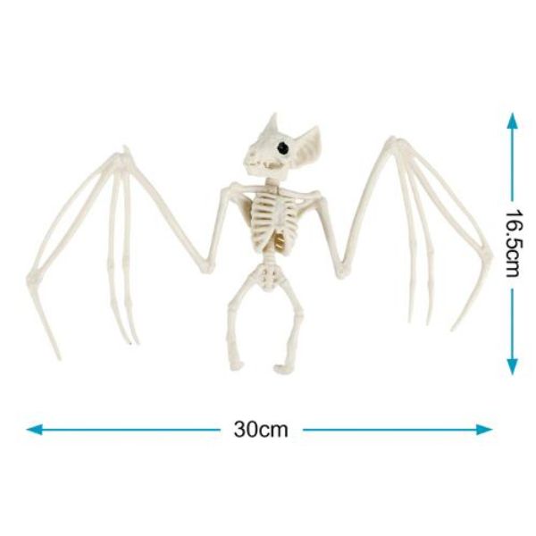 Skeleton Standing Bat - 30cm