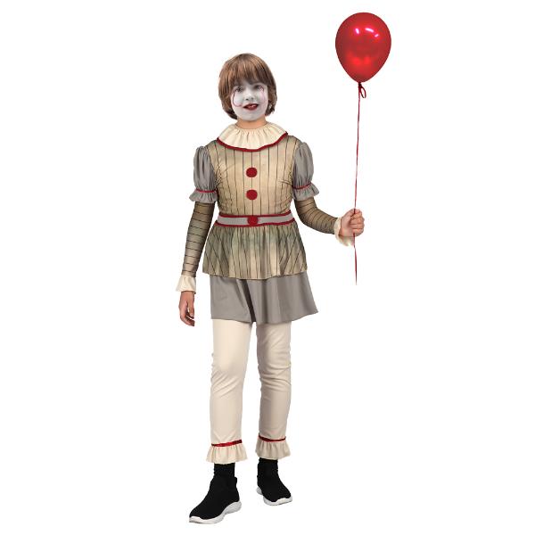 Creepy Clown Kids Costume