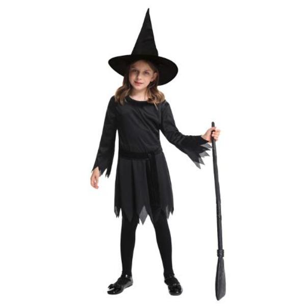 Black Witch Kids Costume