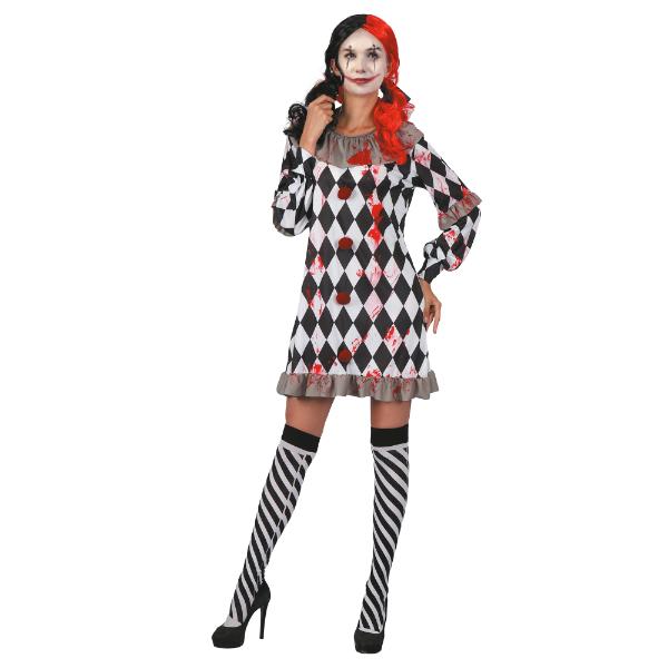 Creepy Clown Ladies Costume