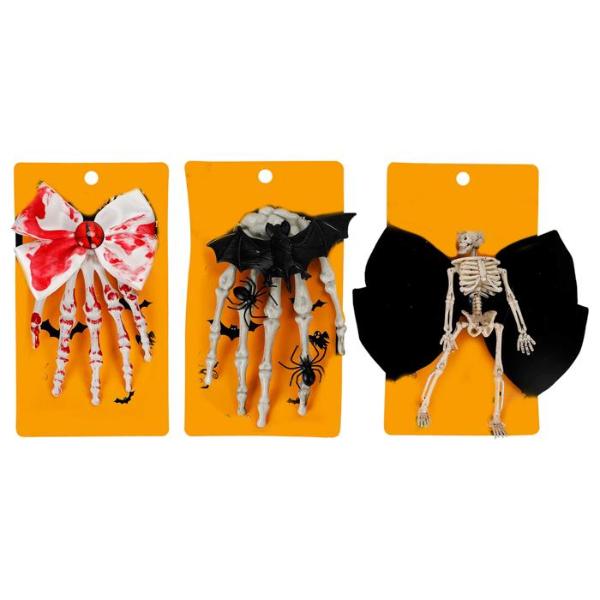 Assorted Skeleton Hair Clip - 15cm x 10cm