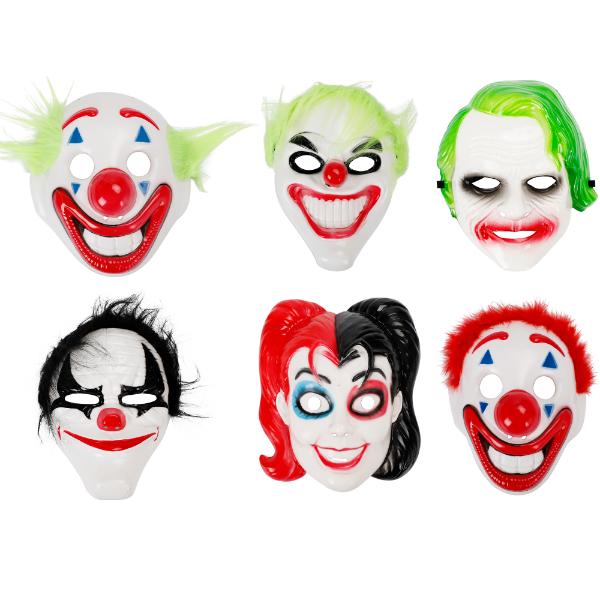 Plastic Clown Mask