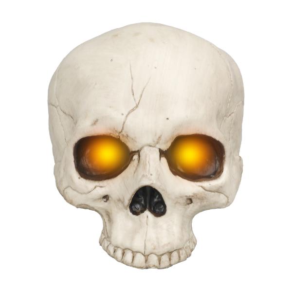 Plastic Light Up Skull - 36cm x 11cm