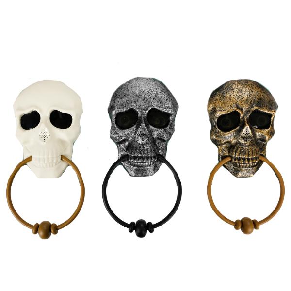 Animated Skull Door Knocker - Assorted