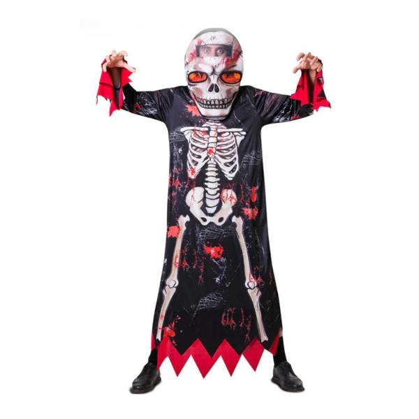 Boys Red Skeleton Costume