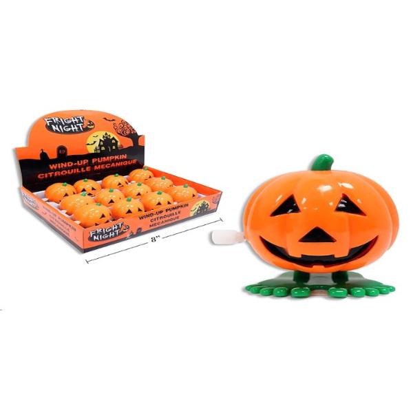 Halloween Wind Up Pumpkin - 7.6cm