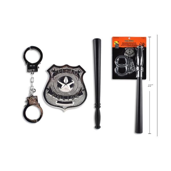 3 Pack Party Policeman Dress Up Kit