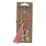 Load image into Gallery viewer, Initial R Blooms Keyring Bag Tags
