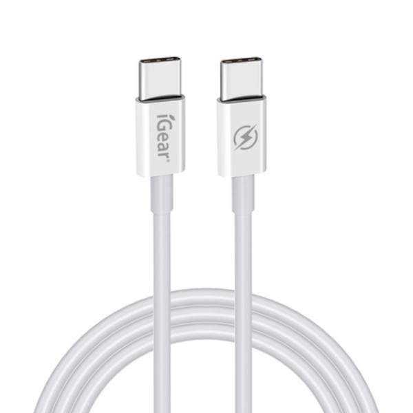 White C To C 20W Cable - 120cm