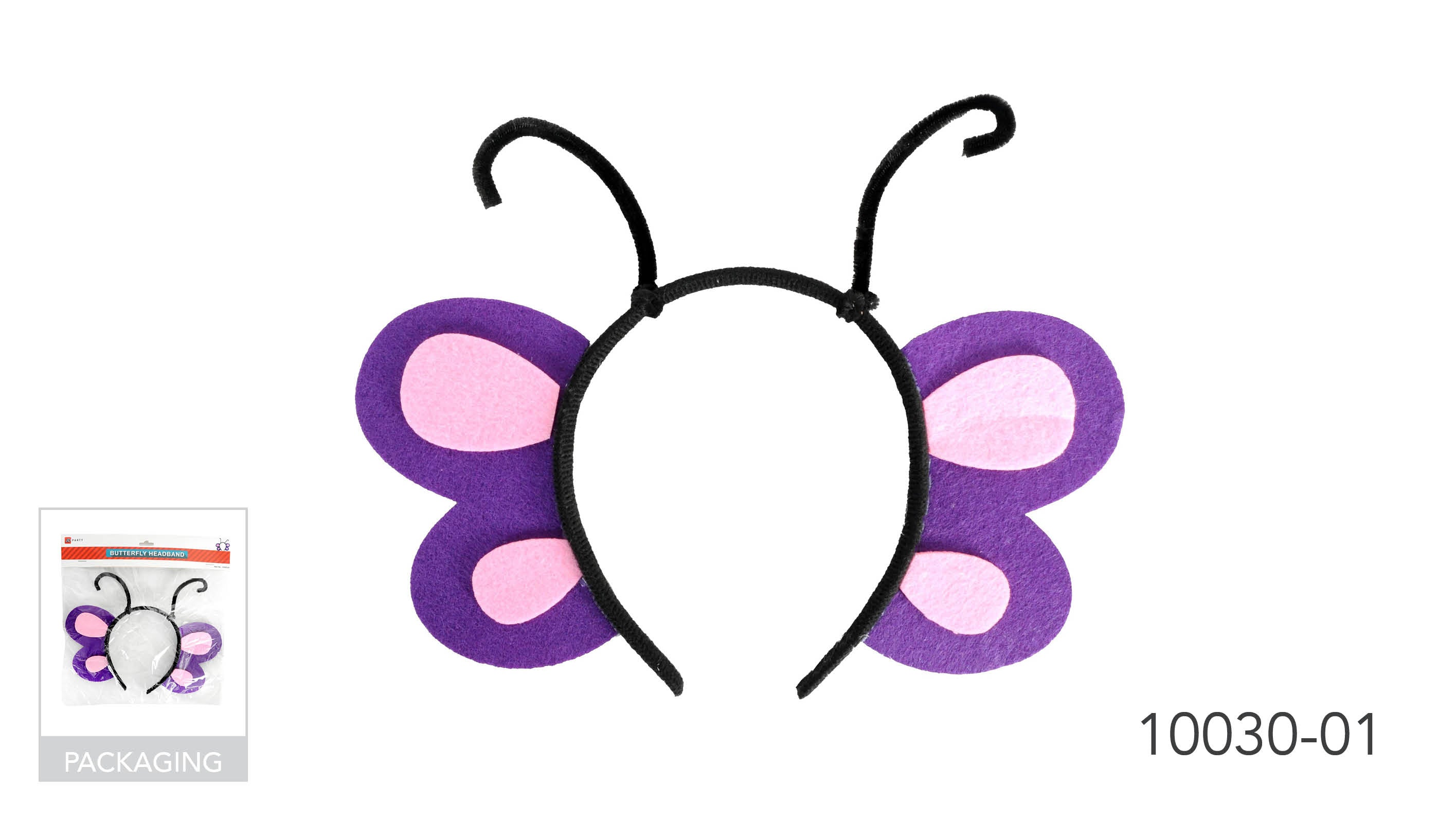 Purple Butterfly Headband
