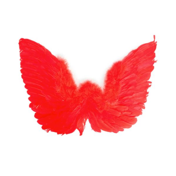 Red Fallen Angel Wings