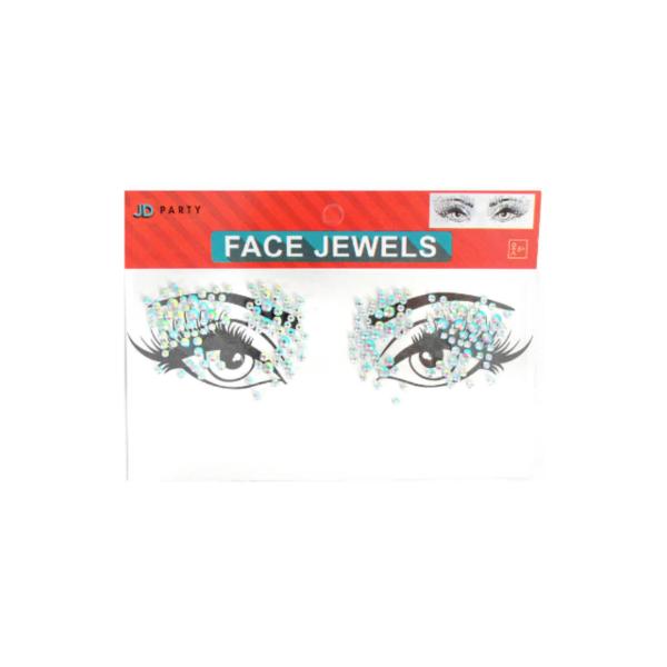 Silver Eyes Face Jewels