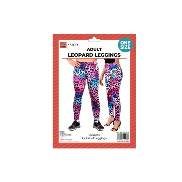 Adult Pink Leopard Leggings