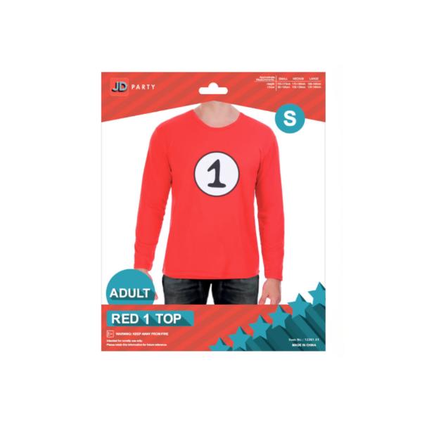 Adult Red 1 Top - Small