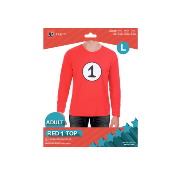 Adult Red 1 Top - Large