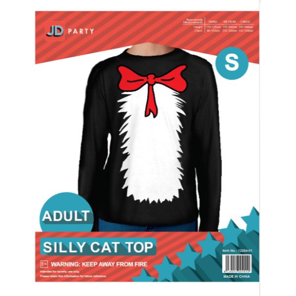 Adult Silly Cat Top - Small