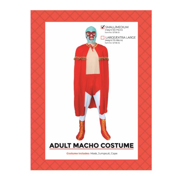Adult Macho Costume - Small - Medium