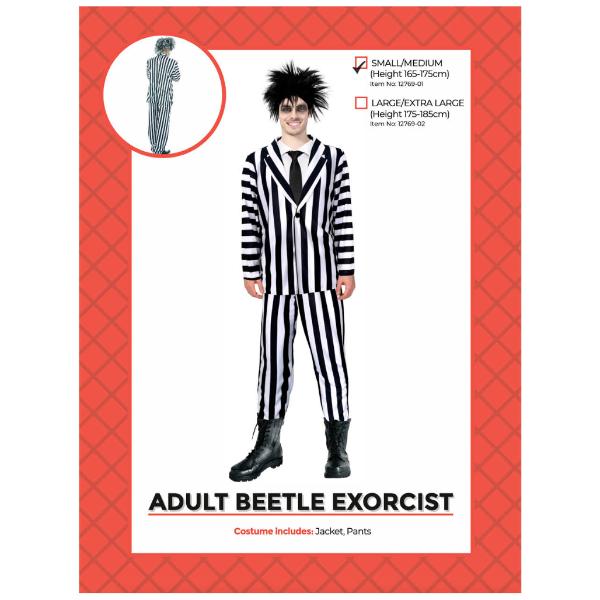 Adult Beetle Exorcist Costume - Small - Medium