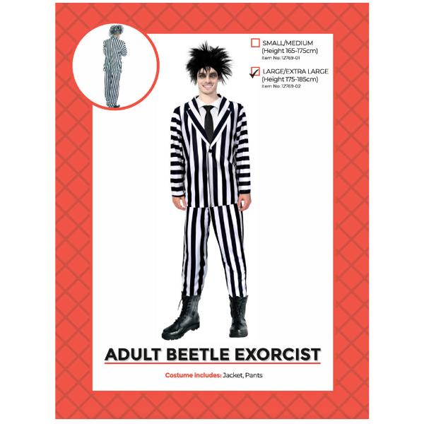 Adult Beetle Exorcist Costume - Large - X Large