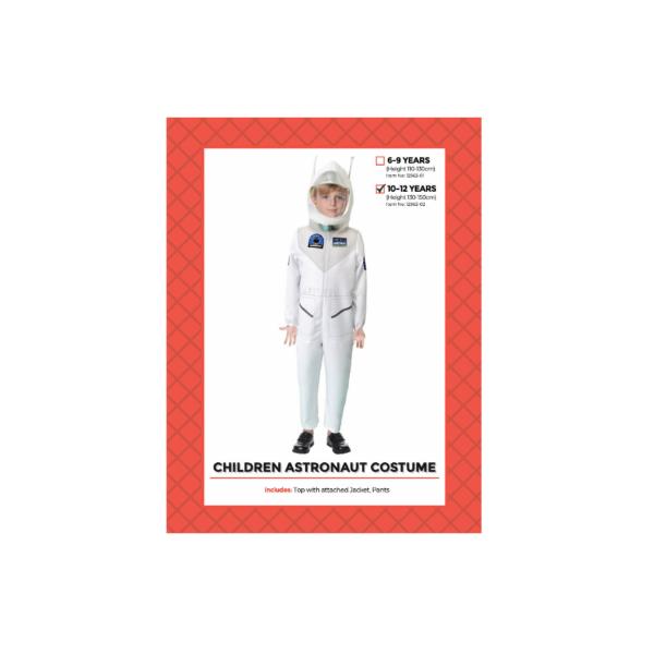 Children Astronaut Costume - 10 - 12 Years