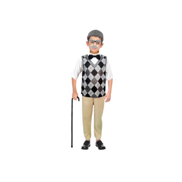 Children Grandpa Vest Costume - 6 - 9 Years