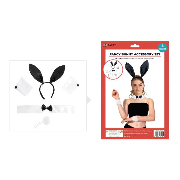 4 Pack Fancy Bunny Accessory Set