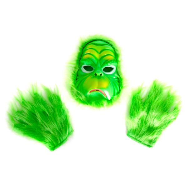 Grumpy Green Mask & Gloves Set
