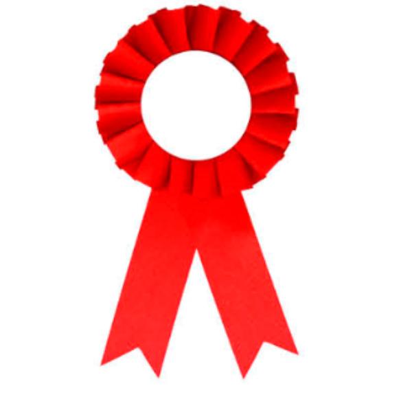 Red Party Badge