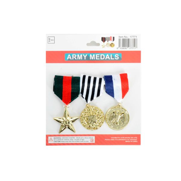 3 Pack Army Medals