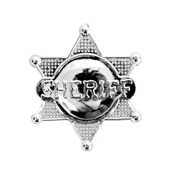 Silver Sheriff Badge