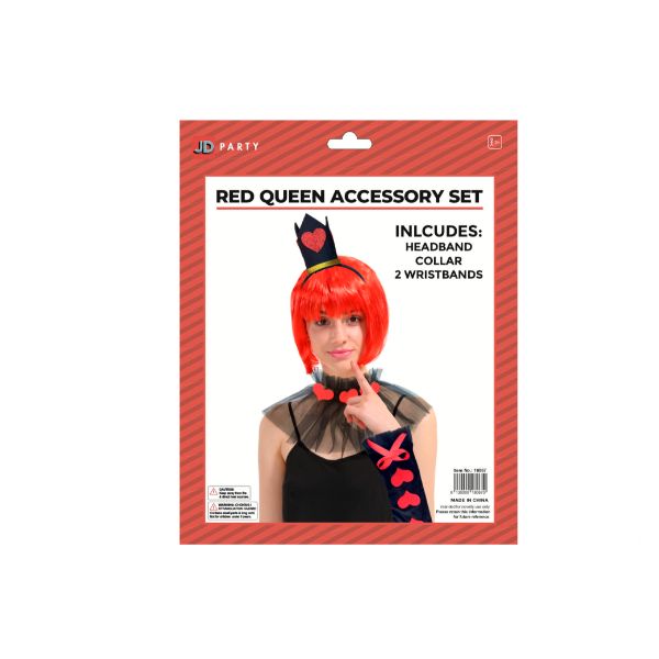 4 Pack Red Queen Accessories