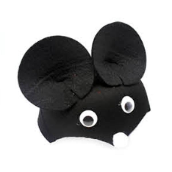 Small Animal Black Mouse Hat