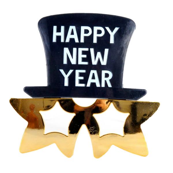 Happy New Year Top Hat With Star