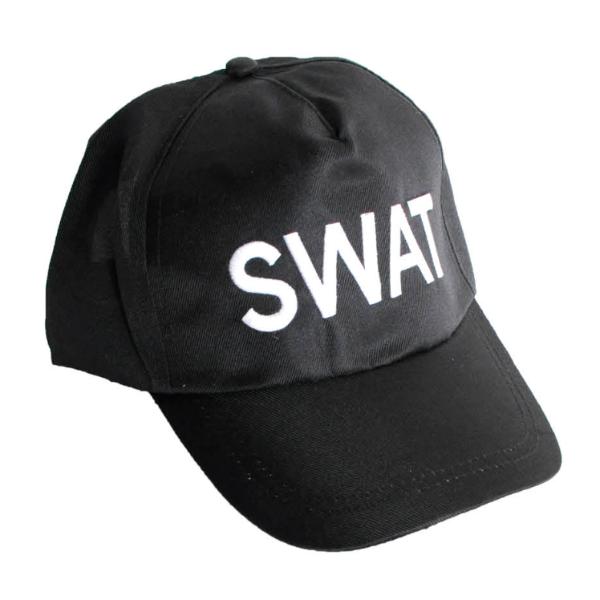 Black Swat Police Cap