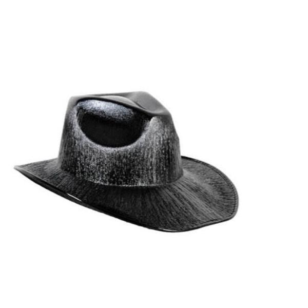 Black Metallic Cowboy Hat