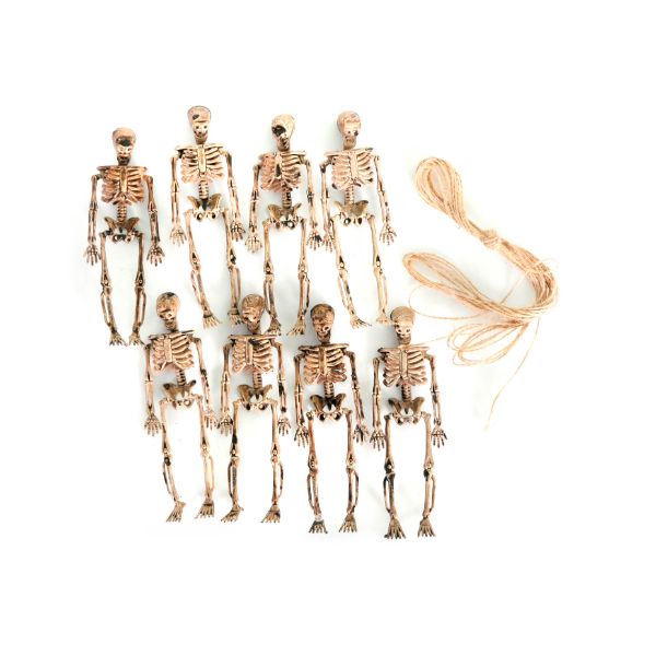8 Pack Deluxe Skeleton Garland - 600cm