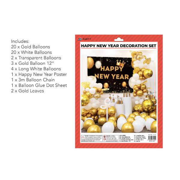 Happy New Year Decoration Set