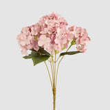 Load image into Gallery viewer, Pink Hydrangea Bunch With 5 Heads
